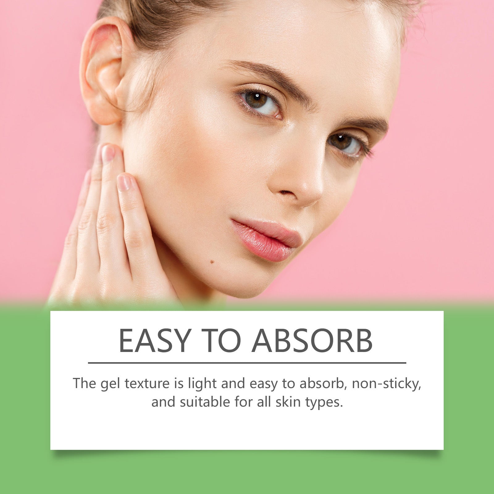 After Sun Exposure, Skin Care Is Dry, Moisturizing, Refreshing And Facial Aloe Vera Gel