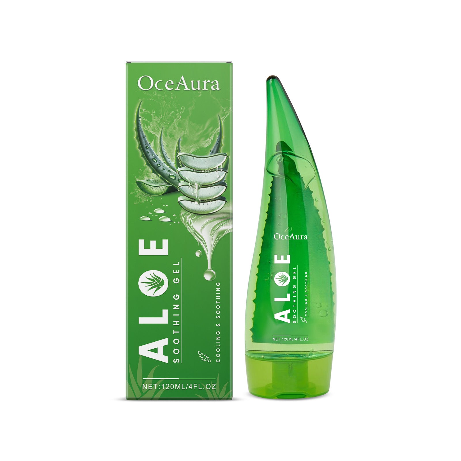 After Sun Exposure, Skin Care Is Dry, Moisturizing, Refreshing And Facial Aloe Vera Gel