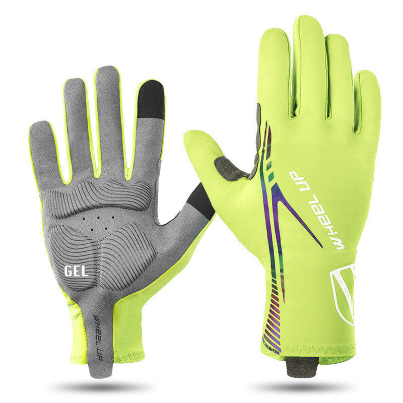 Summer Long Finger Gloves Breathable Cycling Gloves
