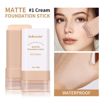 Eraser Stick Foundation Natural Nude Feel, a universal cream stick for skin care with waterproof formula, 20g.