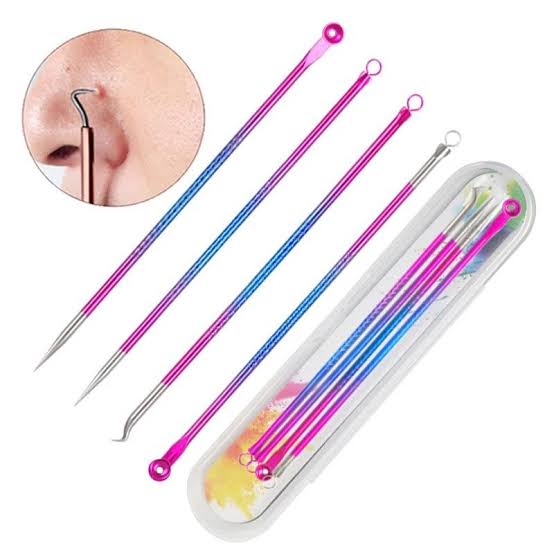 Lridescent acne remover